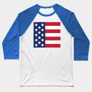 USAFlagRough Baseball T-Shirt